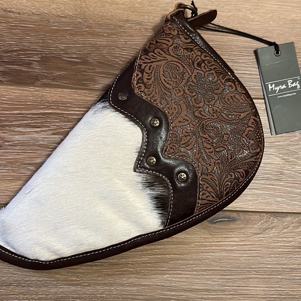 NWT Myra tooled leather pistol passed case boho